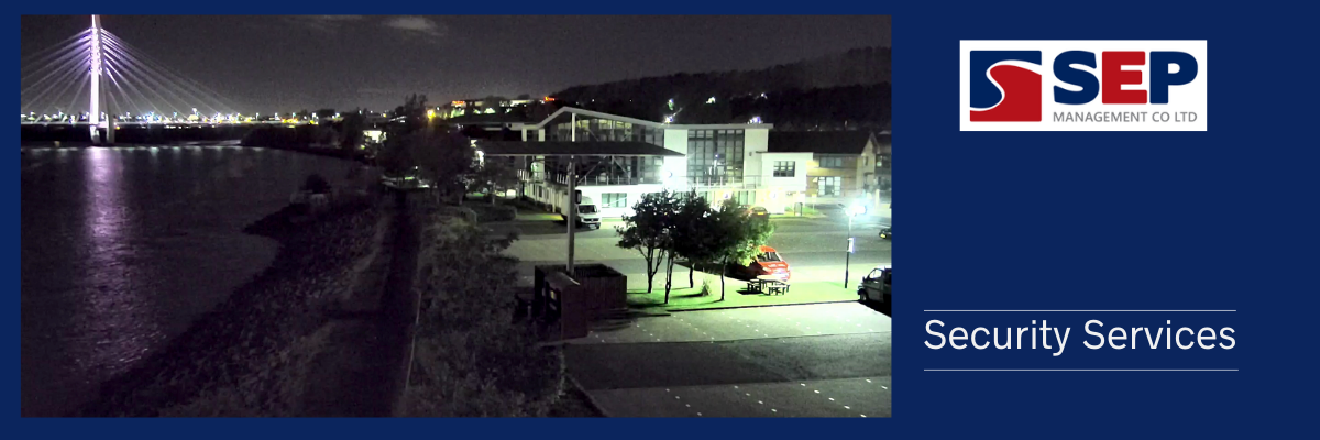 Dark nights (1200 x 400 px) Prevention- cure Northern Spire bridge and enterprise park lit up at night.