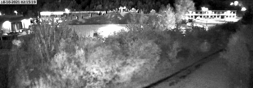 Prevention - cure park at night wide view.