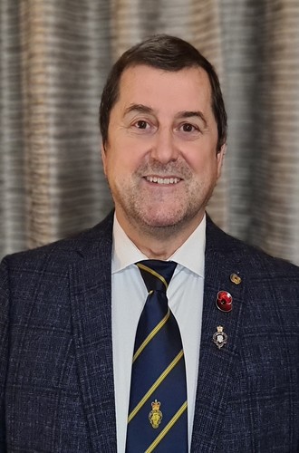 remembrance day Paul Cameron wearing poppy - SEP's security team